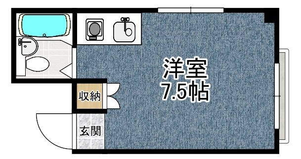 4階の間取り図