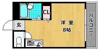 2階の間取り図