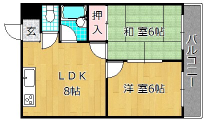 4階の間取り図
