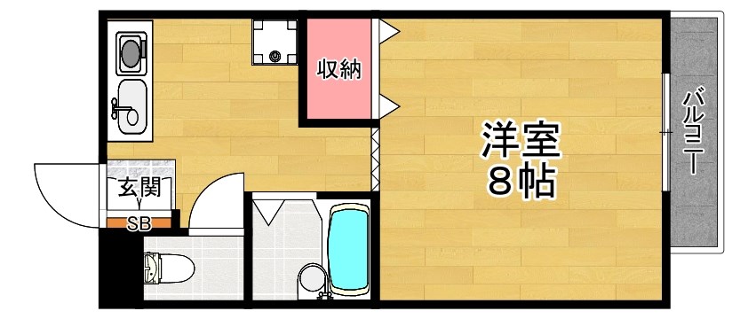 2階の間取り図
