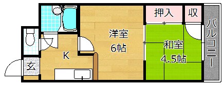 3階の間取り図