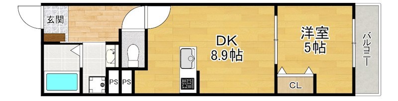 3階の間取り図