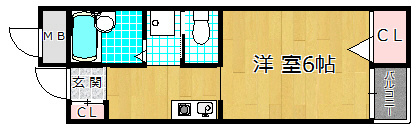 2階の間取り図