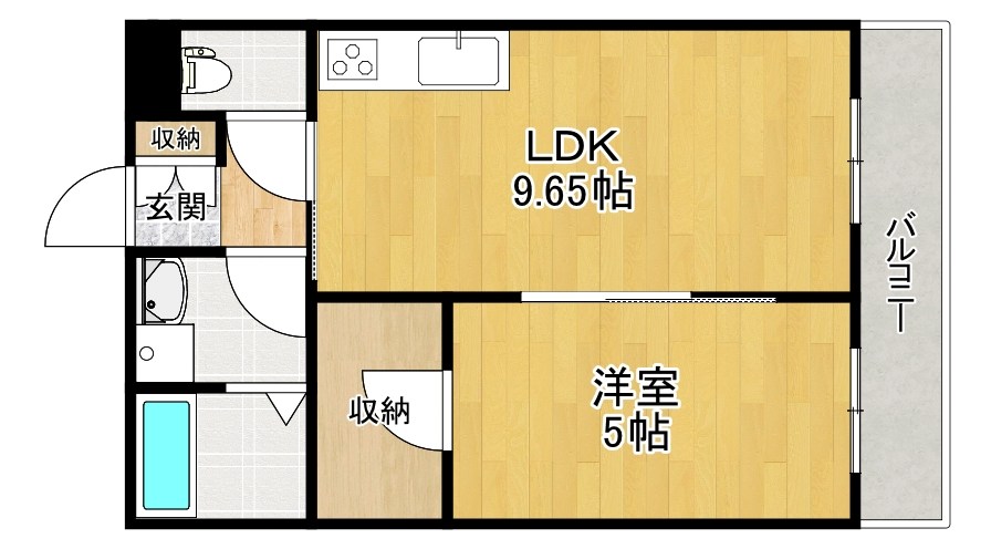 3階の間取り図