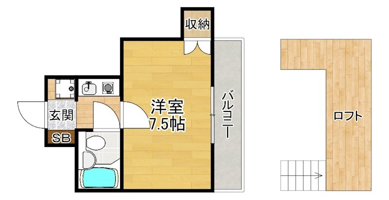 4階の間取り図
