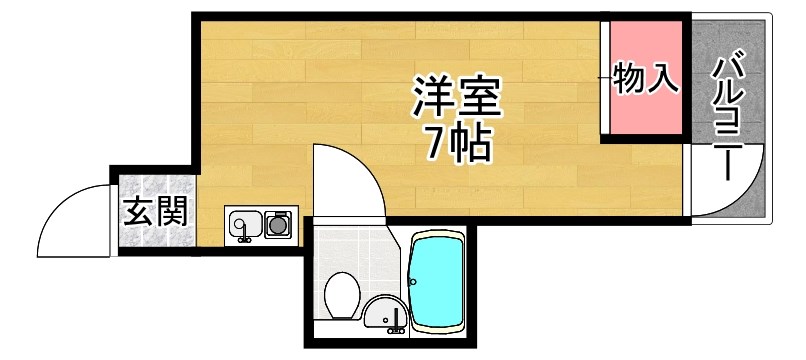 4階の間取り図