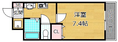 7階の間取り図
