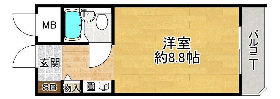 1階の間取り図