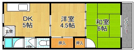 1階の間取り図