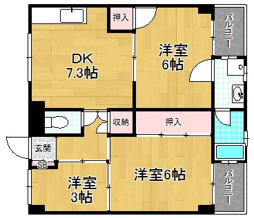 3階の間取り図