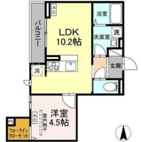 3階の間取り図